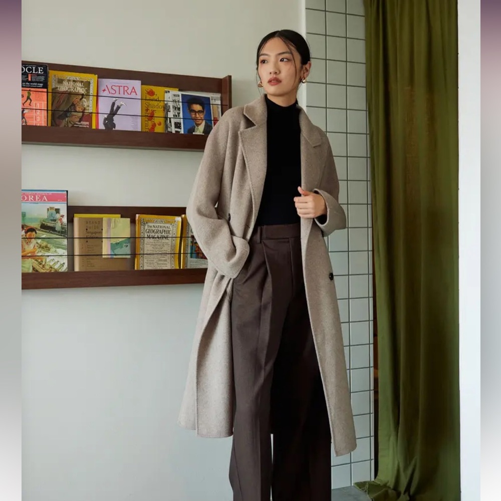 NEW Love Bonito Alitha Double Breasted Wool Coat L/XL